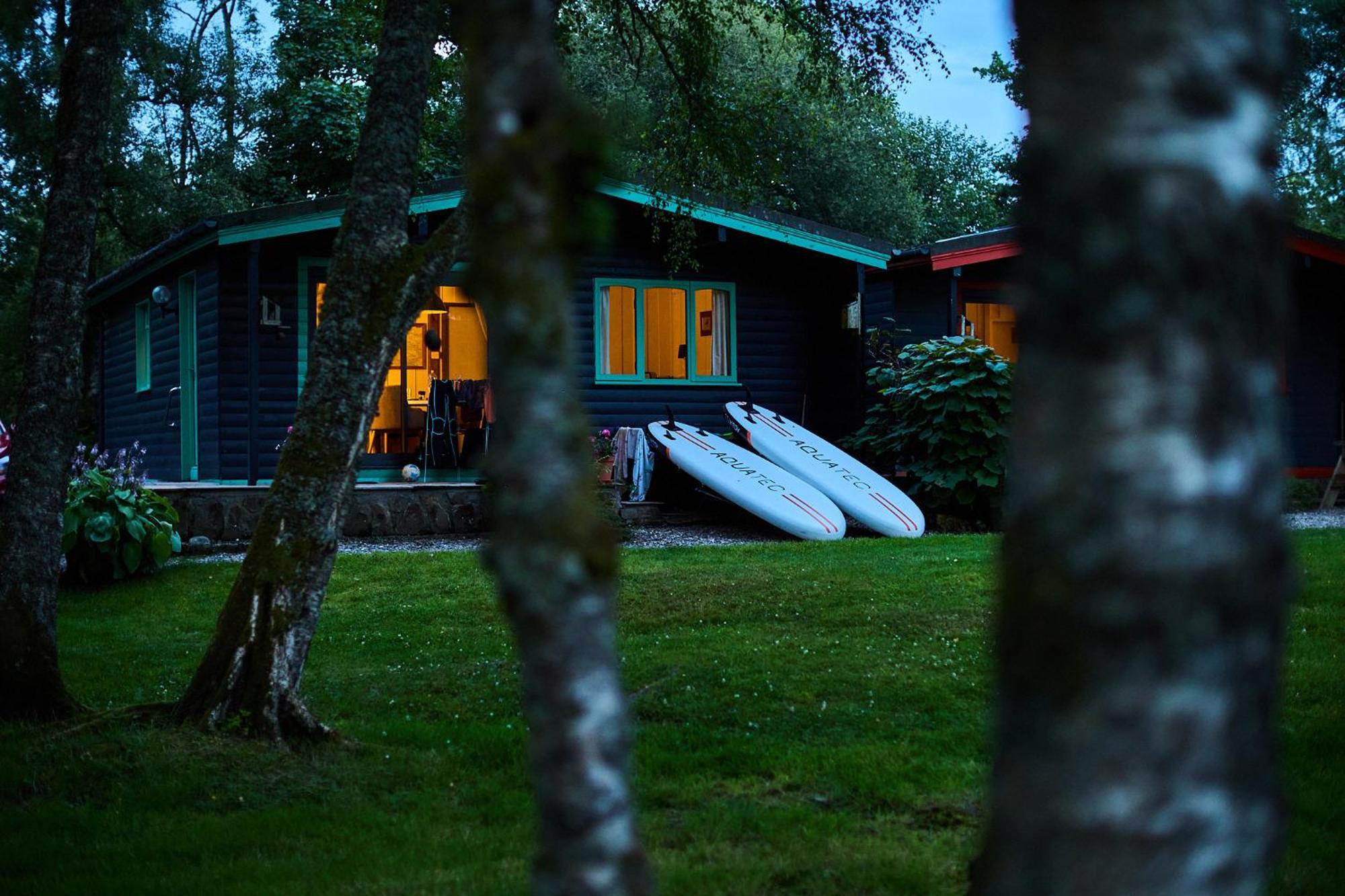 Lochend Chalets Port Of Menteith Exteriör bild