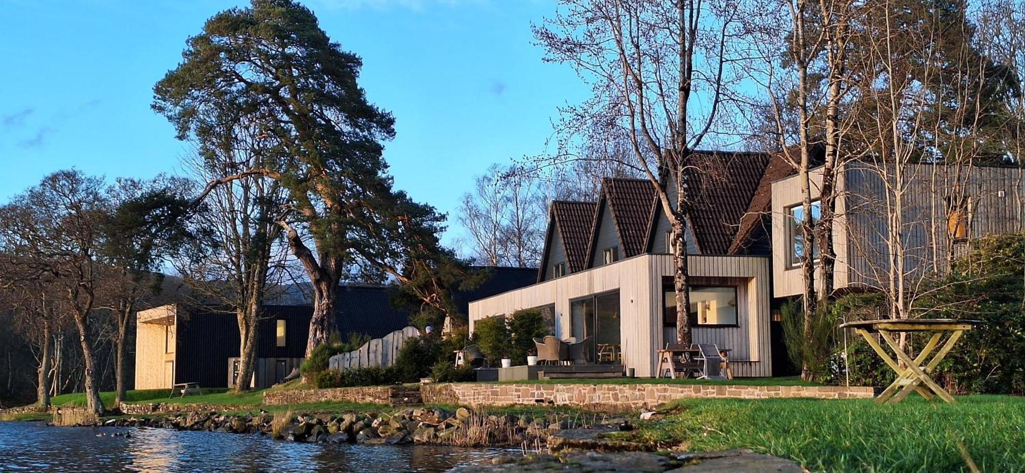 Lochend Chalets Port Of Menteith Exteriör bild