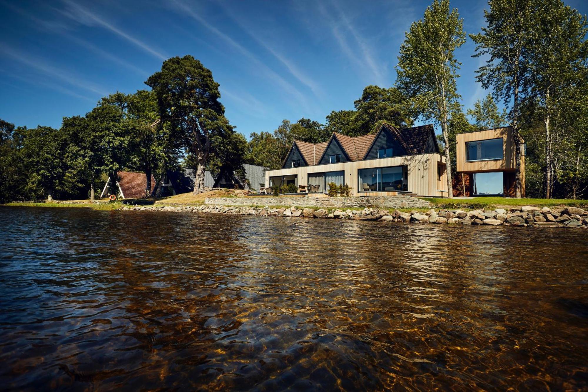 Lochend Chalets Port Of Menteith Exteriör bild